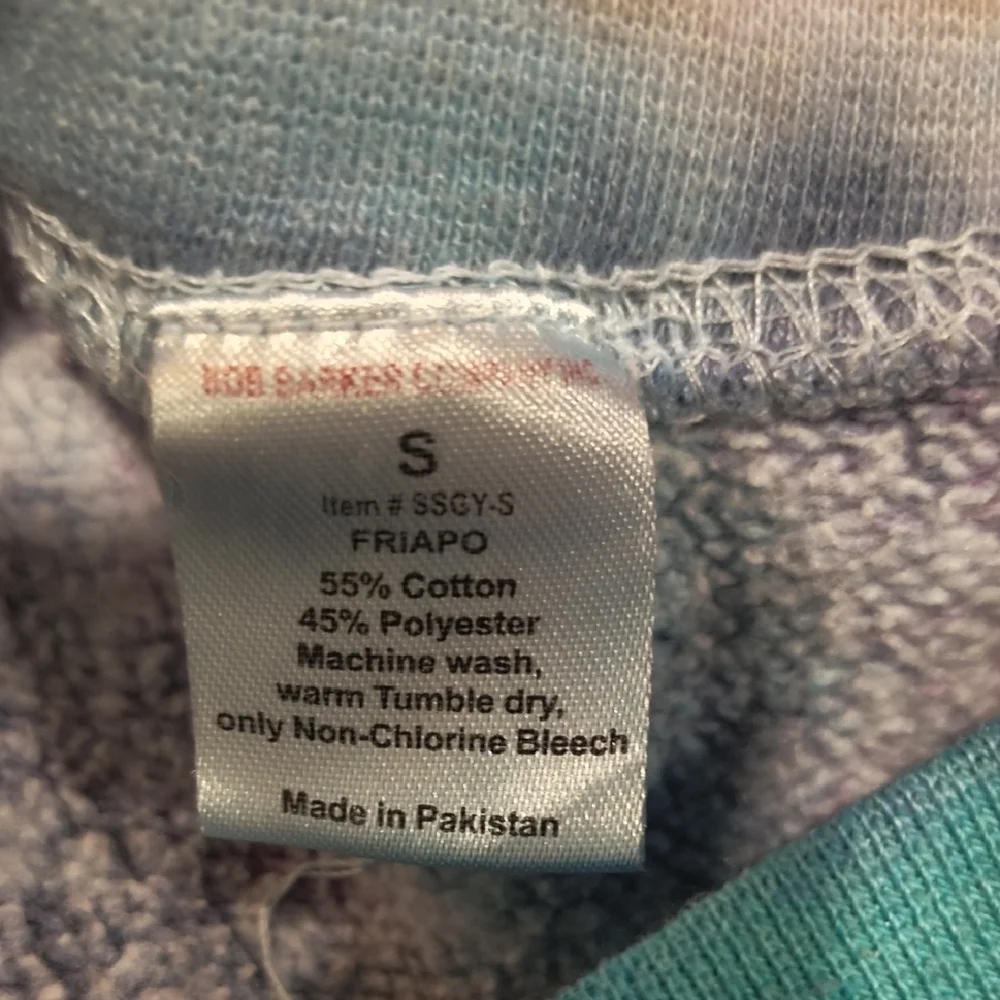 Women's Bob Barker Collection Tie Dye Sweatshirt Small - Picture 2 of 6